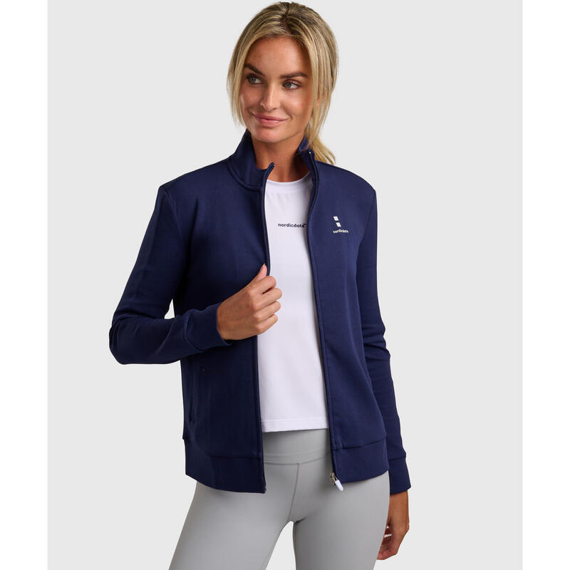 Veste de Tennis/Padel Femme Bleu Marine