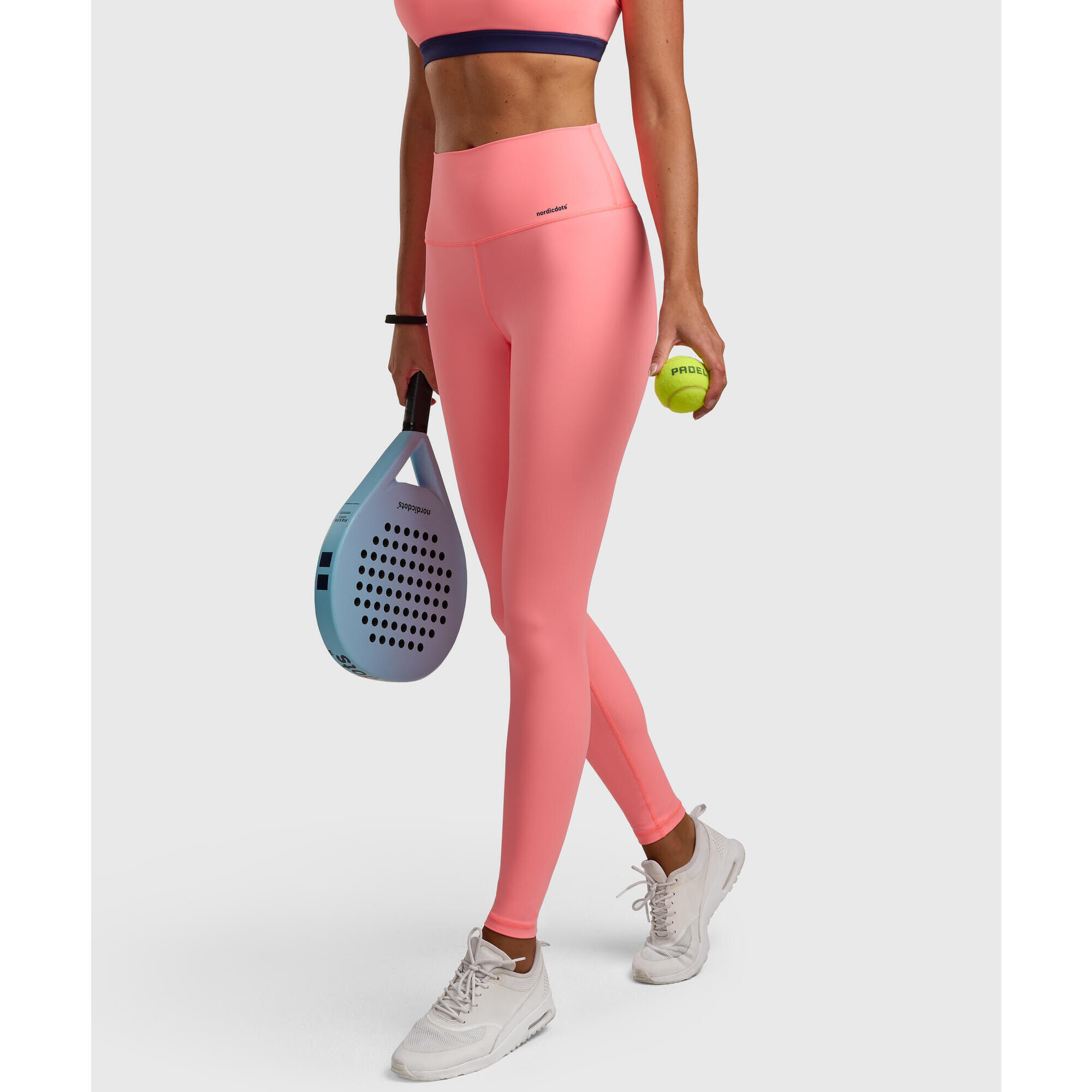 Smart Legging de Tennis Padel avec Poche Balle Femme Melon