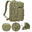 MOCHILA TÁTICA MILITAR MIL-TEC Olive 20L