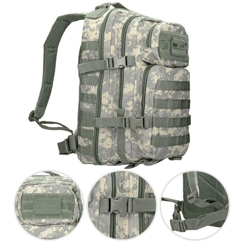 MOCHILA TÁTICA MILITAR MIL-TEC At-Digital 20L