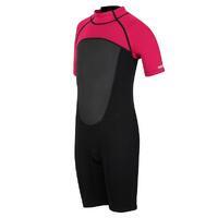 Junior Shorty Combinaison de natation pour enfant - Noir
