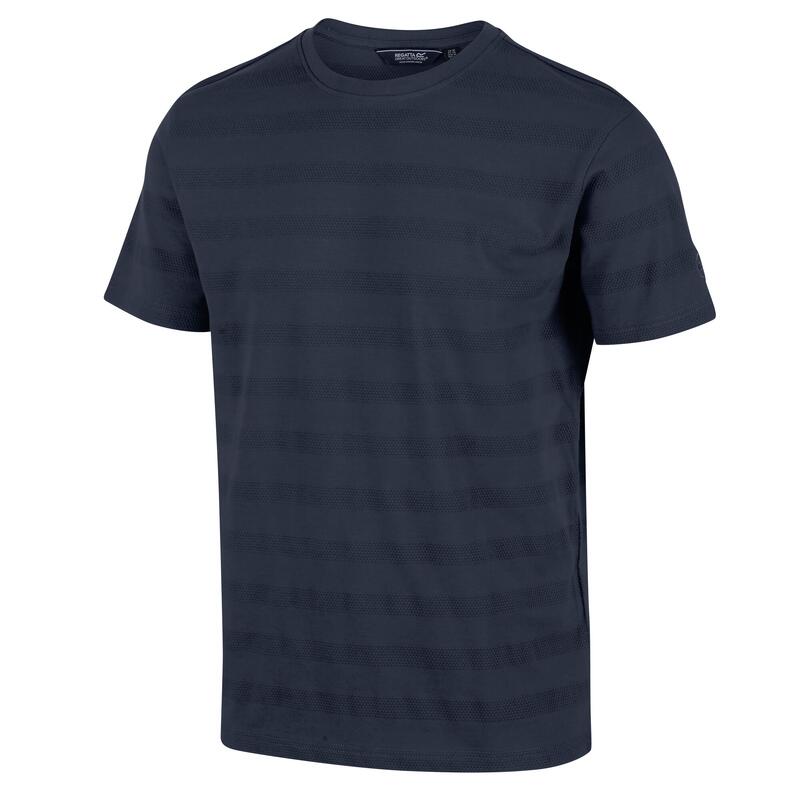 Prestyn T-shirt de marche à manches courtes pour homme - Marine