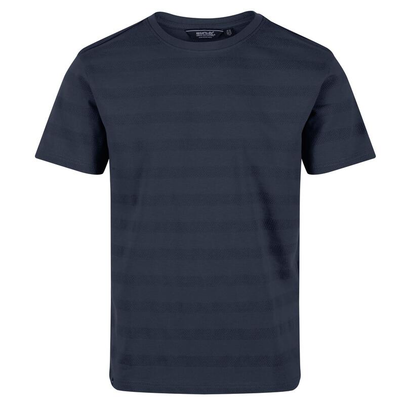 Prestyn wandel-T-shirt met korte mouwen voor heren - Marineblauw
