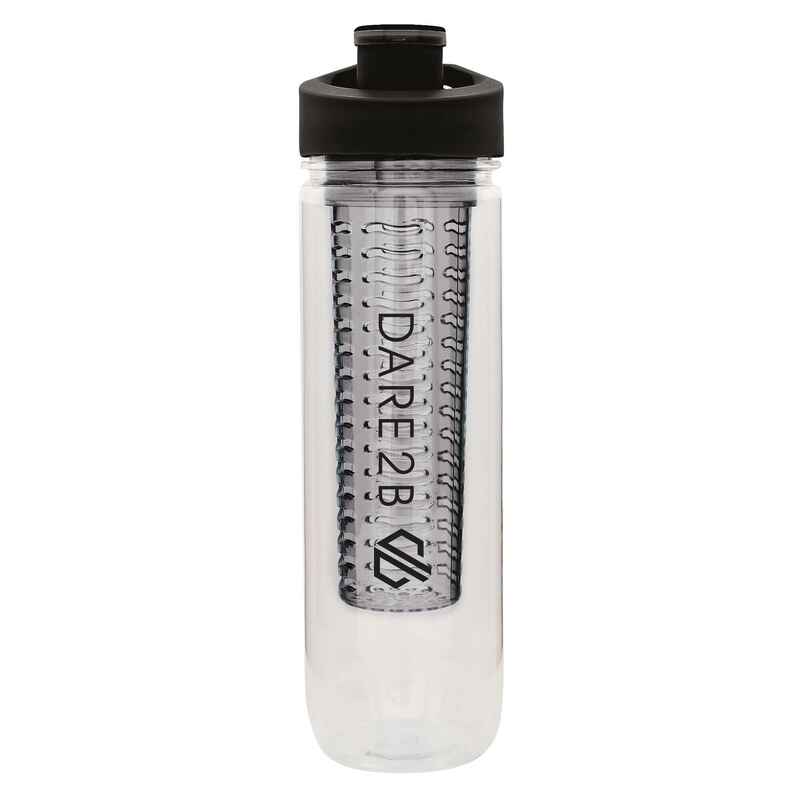 Fitness Infuser Wasserflasche für Erwachsene - Schwarz