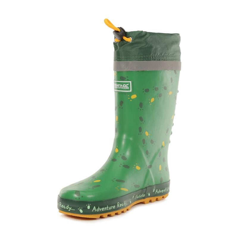 Peppa Pig Puddle Bottes Wellington de randonnée pour enfant - Vert