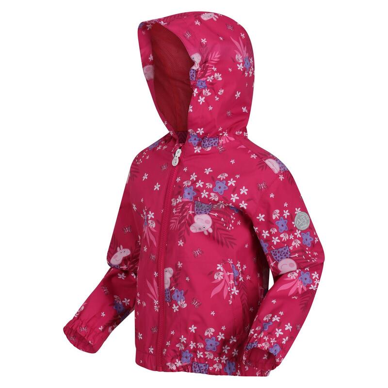 Peppa Muddy Puddle Veste de marche à capuche pour enfant - Rose