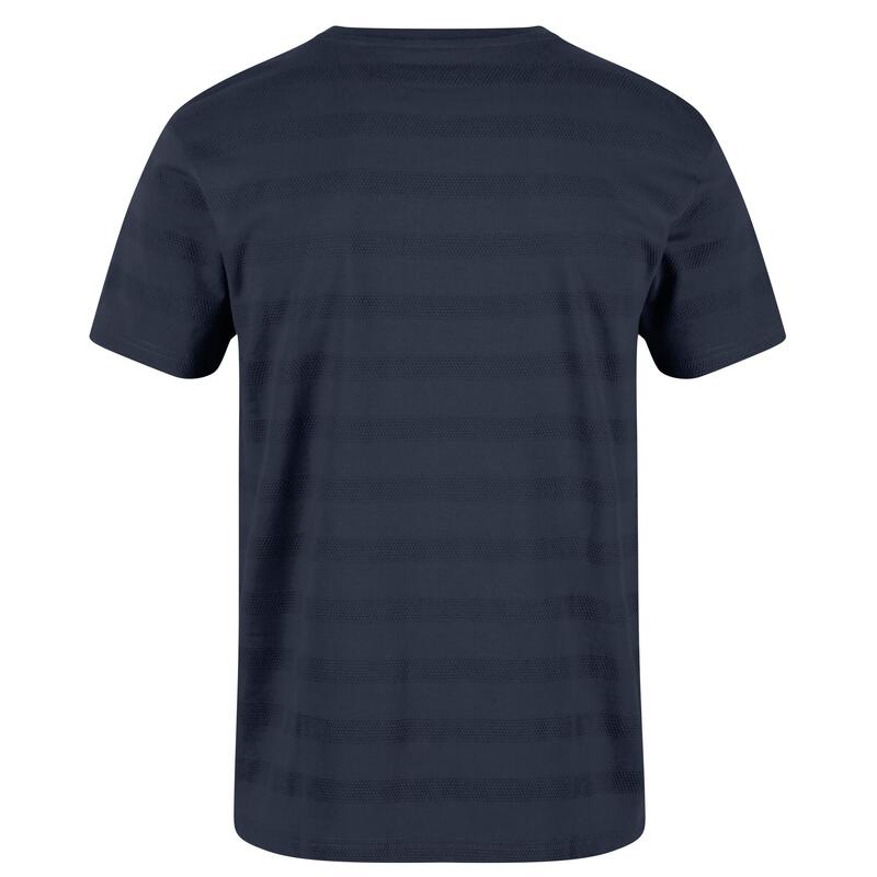Prestyn wandel-T-shirt met korte mouwen voor heren - Marineblauw