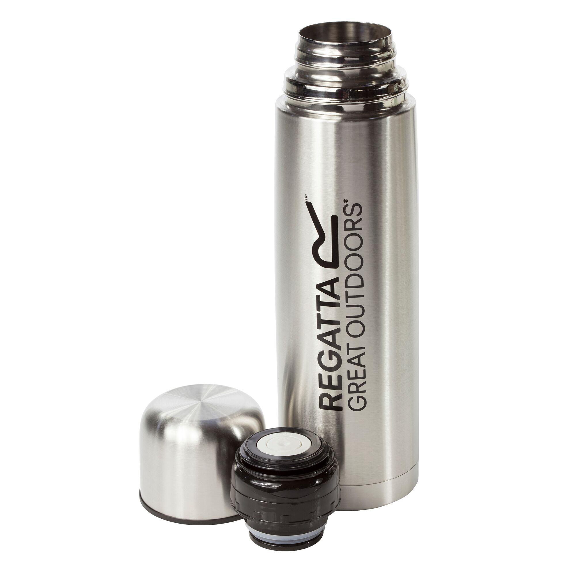 1L Vacuum Adults' Camping Flask - Silver 1/1