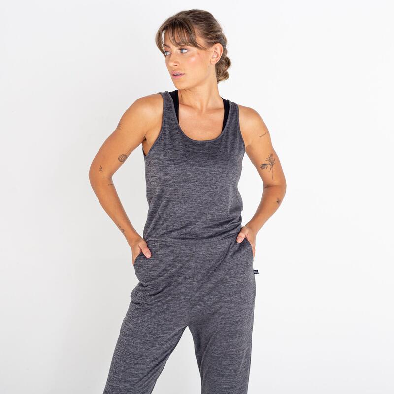 Slow Down Combinaison de fitness tout-en-un pour femme - Gris