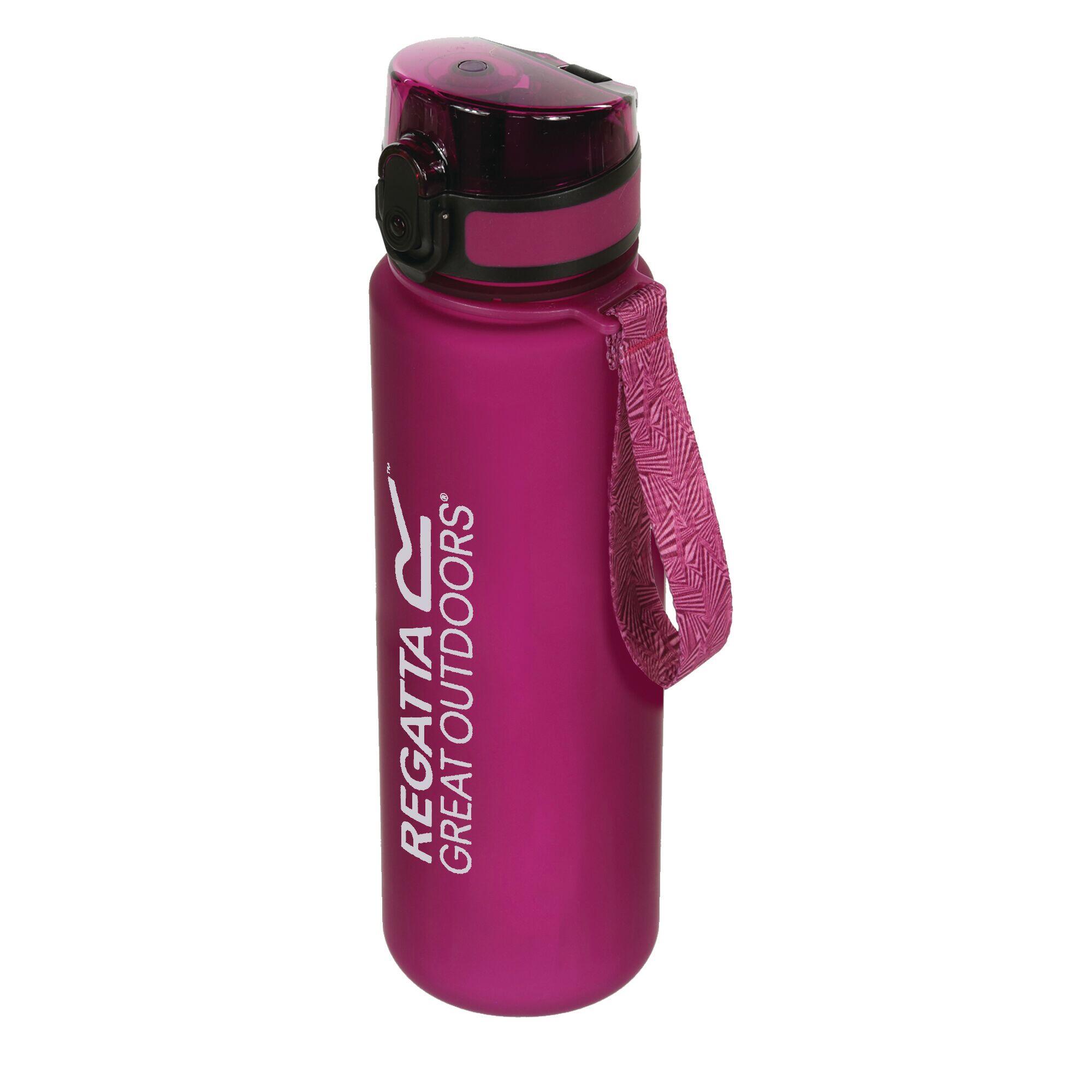 REGATTA 0.6L Tritan Adults' Camping Flip Bottle - Azalea Pink