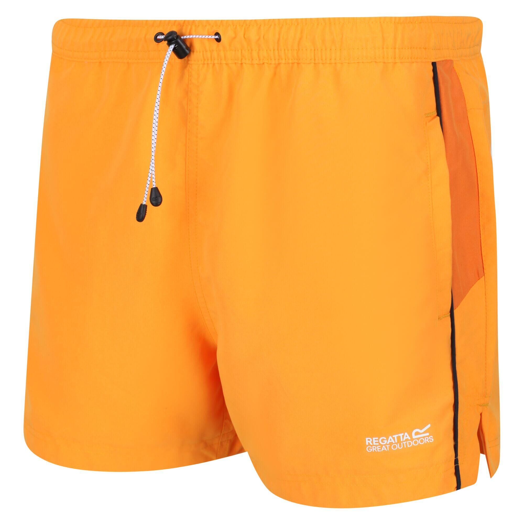 REGATTA Rehere Men's Swim Shorts - Orange Fox