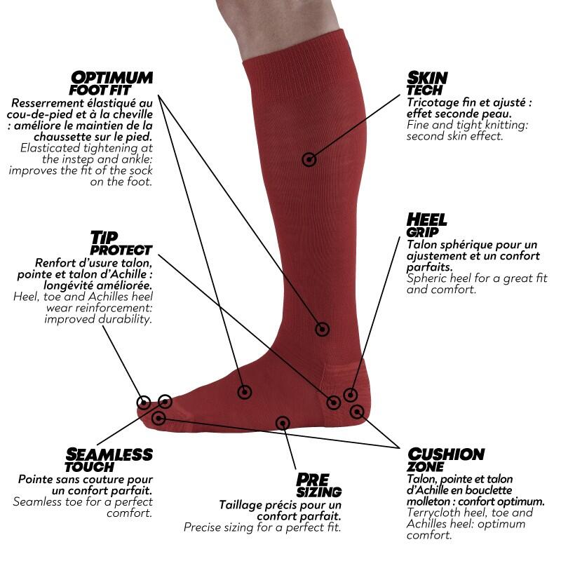 CHAUSSETTE HAUTE LAINE/POLYAMIDE 5/5