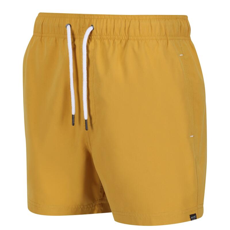 Mawson II Short de bain pour homme - Jaune