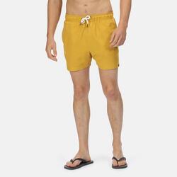 Mawson II Short de bain pour homme - Jaune