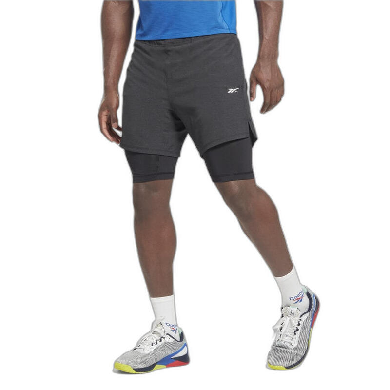 Twee in één bodybuilding shorts Reebok