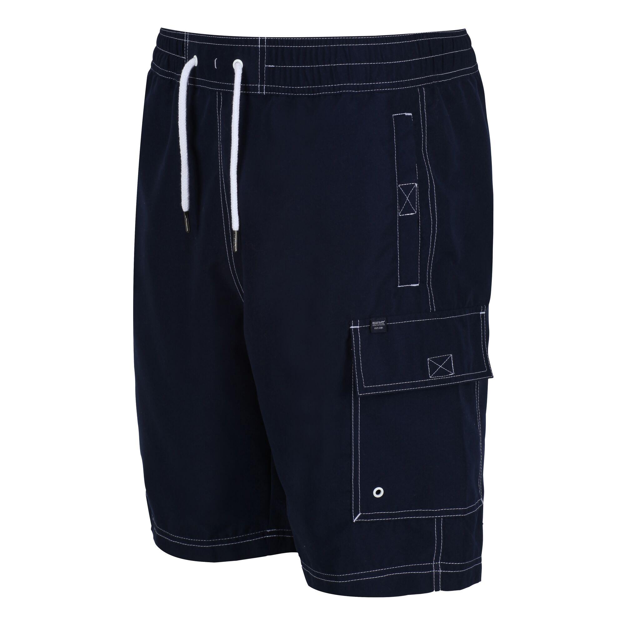 Hotham IV Men's Swim Board Shorts - Navy 4/5