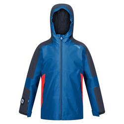 Veste imperméable RAYZ Enfant (Bleu vif / Gris foncé)