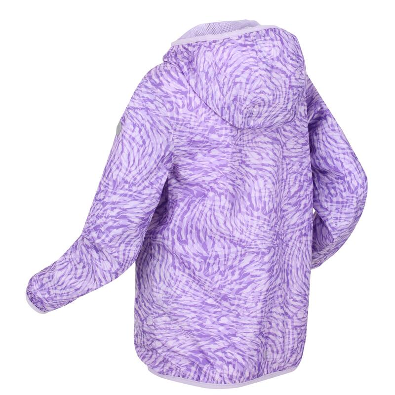 Printed Lever Veste de randonnée pour enfant - Violet clair