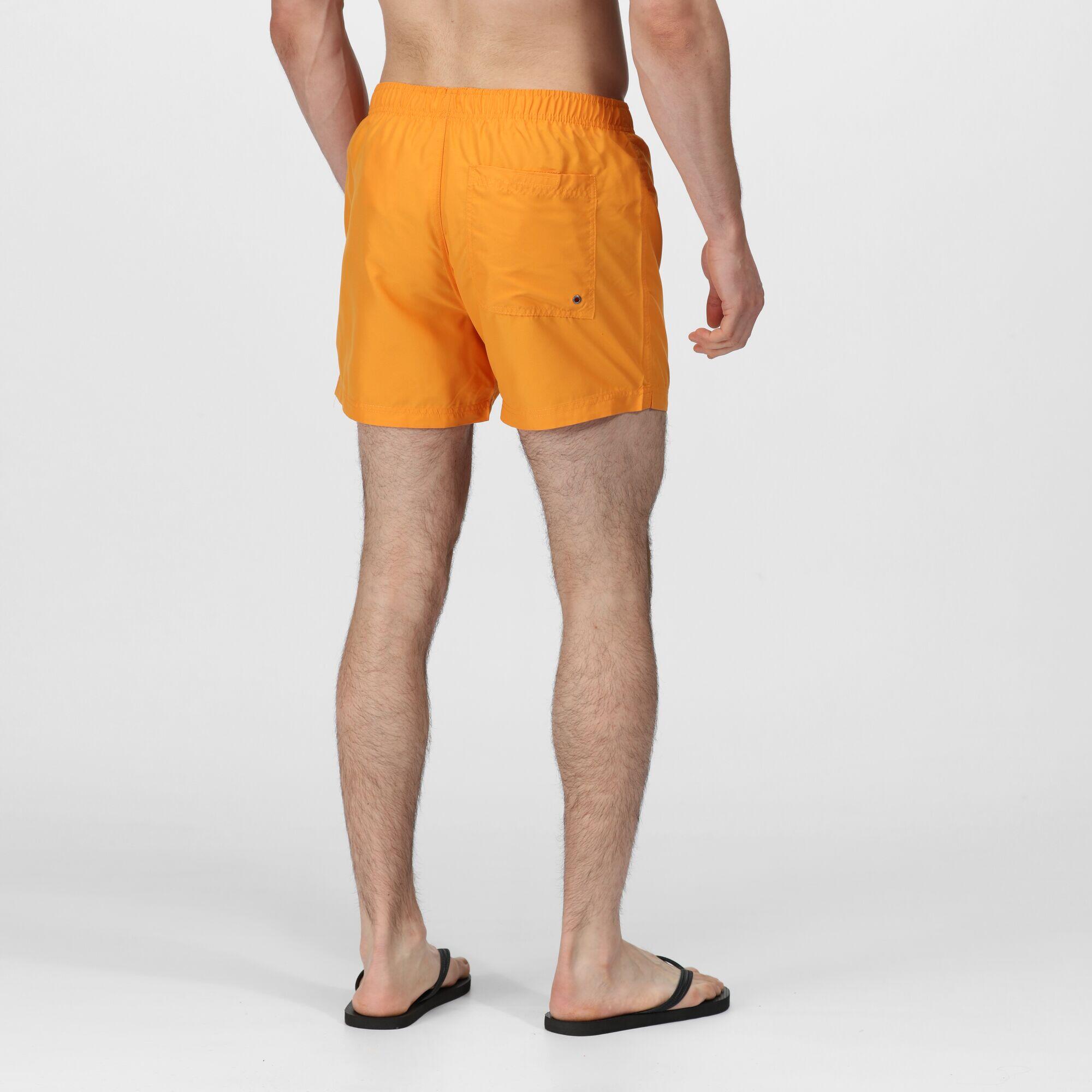 Wayde Men's Swim Shorts - Flame Orange 2/3