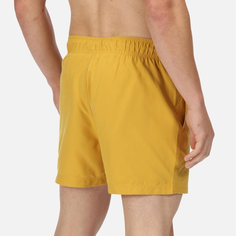 Mawson II Short de bain pour homme - Jaune