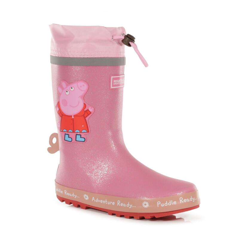 Peppa Pig Puddle Wellington wandellaarzen voor kinderen - Roze