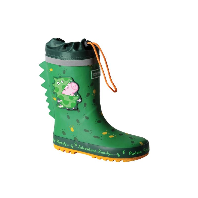 Peppa Pig Puddle Bottes Wellington de randonnée pour enfant - Vert