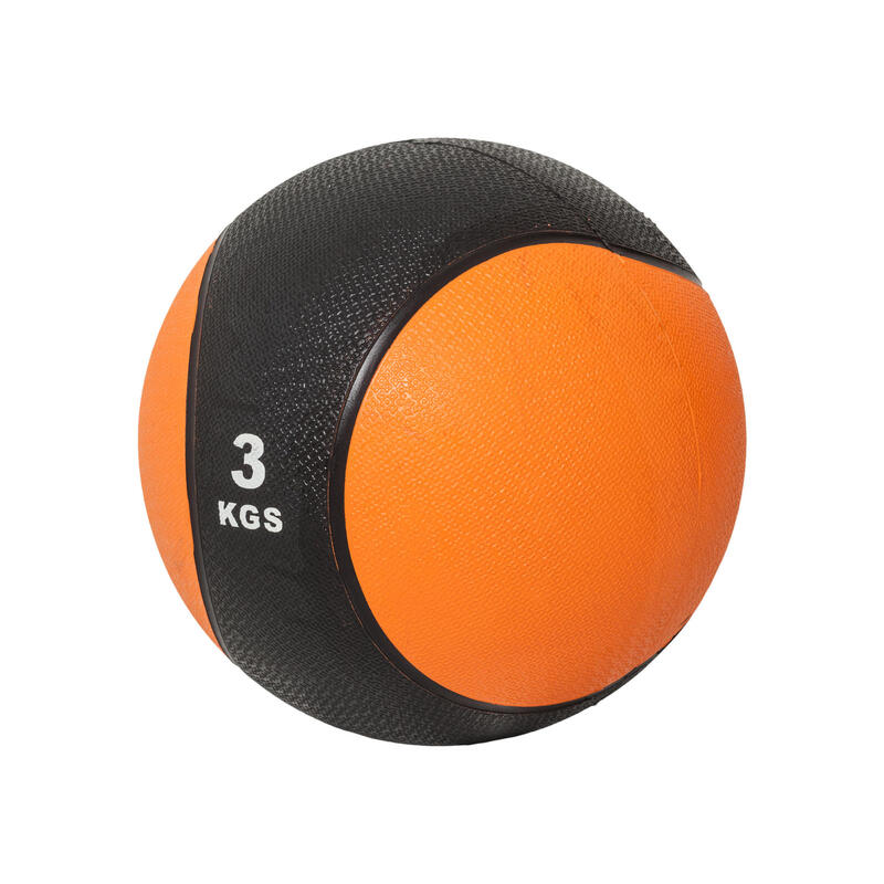 MEDECINE BALL CAOUTCHOUC LOT DE 3 (1, 2 et 3KG) | MUSCULATION ET COSS TRAINING