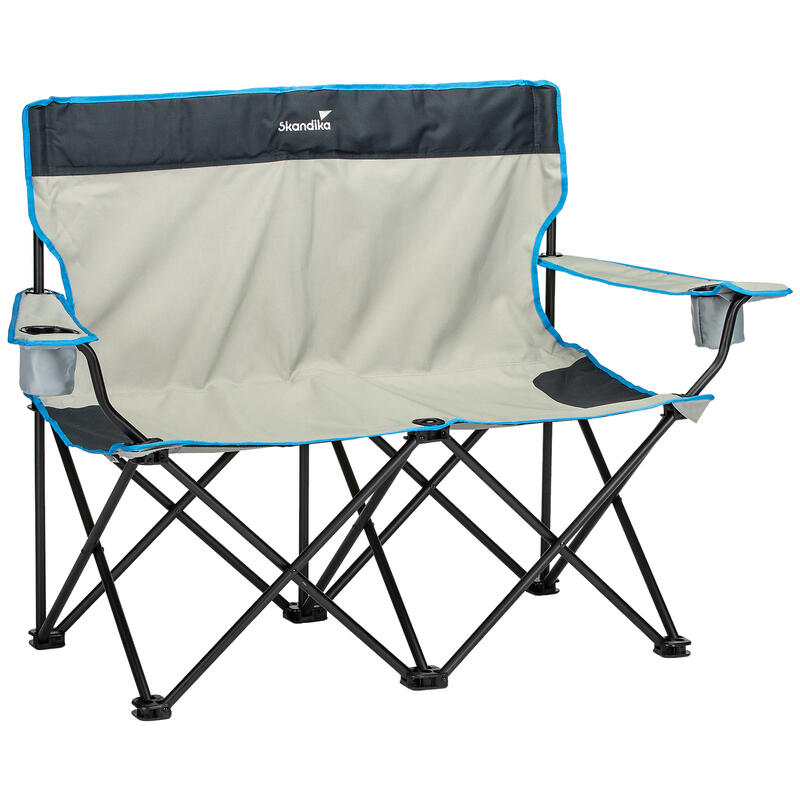 Chaise de camping double pliable
