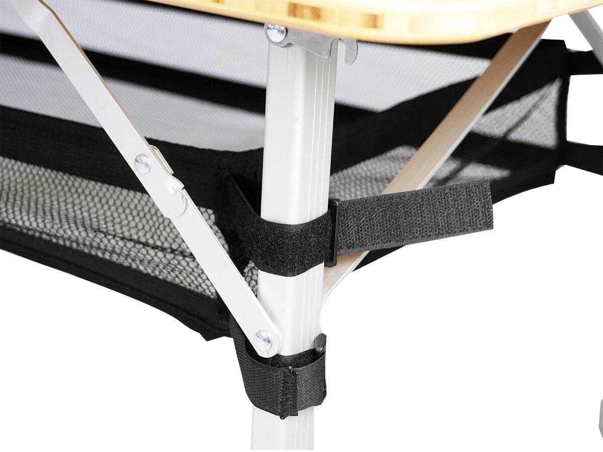 Table de Camping Tolja - Pliante en Bambou et Aluminium - 100x65 cm 3/8