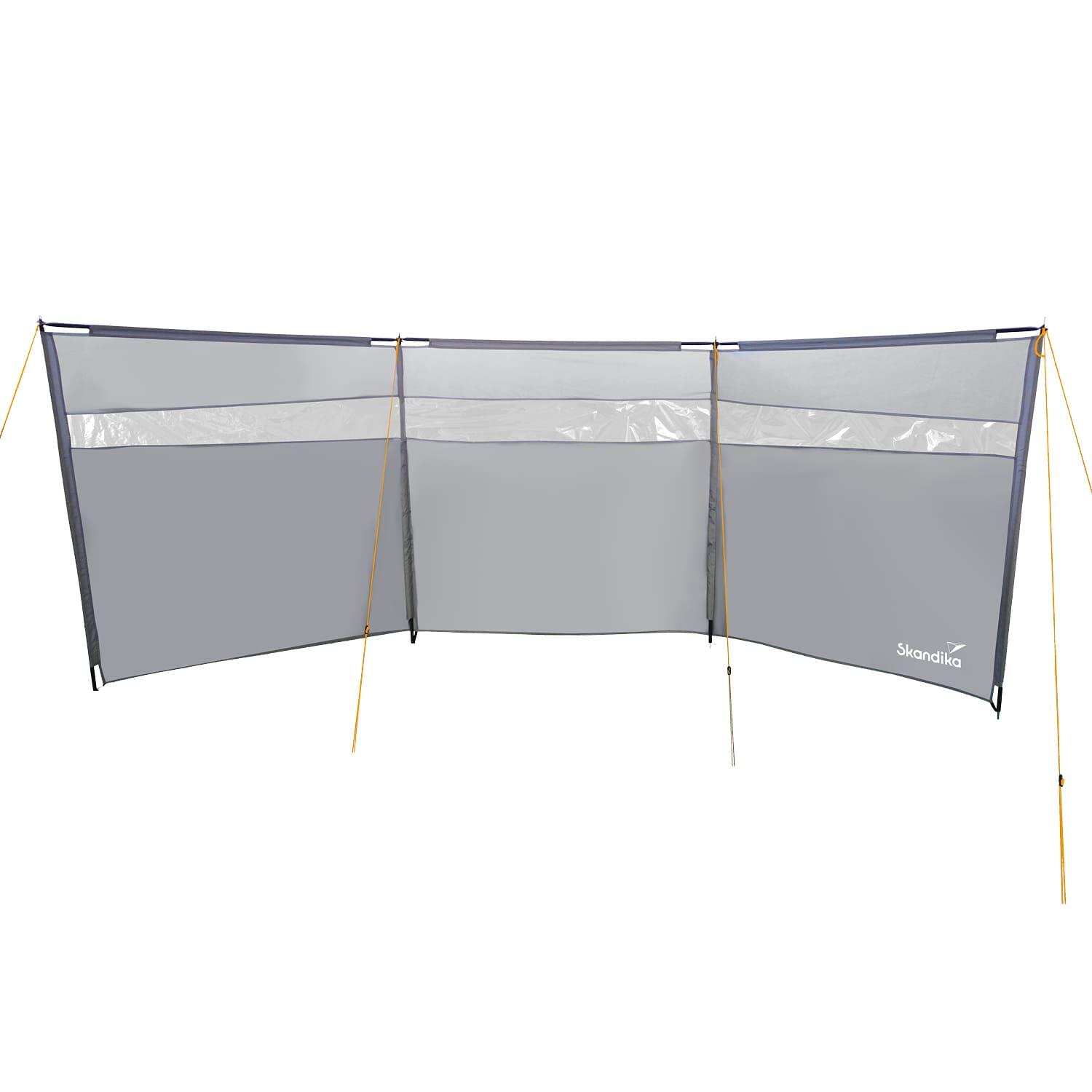 Skandika - Paravent De Camping Bora - Brise-vue - 6,0 X 1,4 M - Résistant Au Vent - Gris - Abris - Gris - Taille Unique - Decathlon