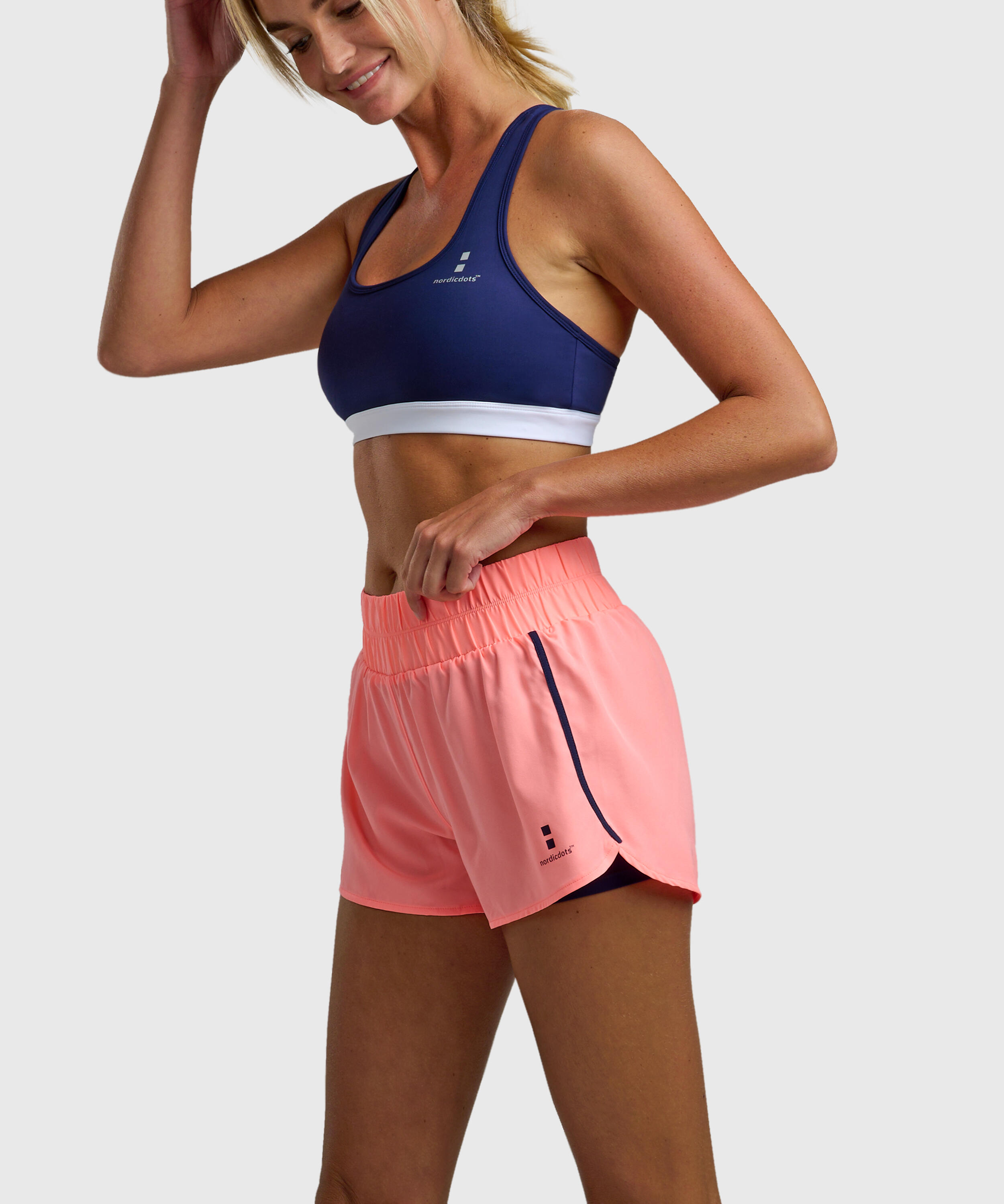 Padel/Tennis Trainingsshorts Dames Melon 2/3