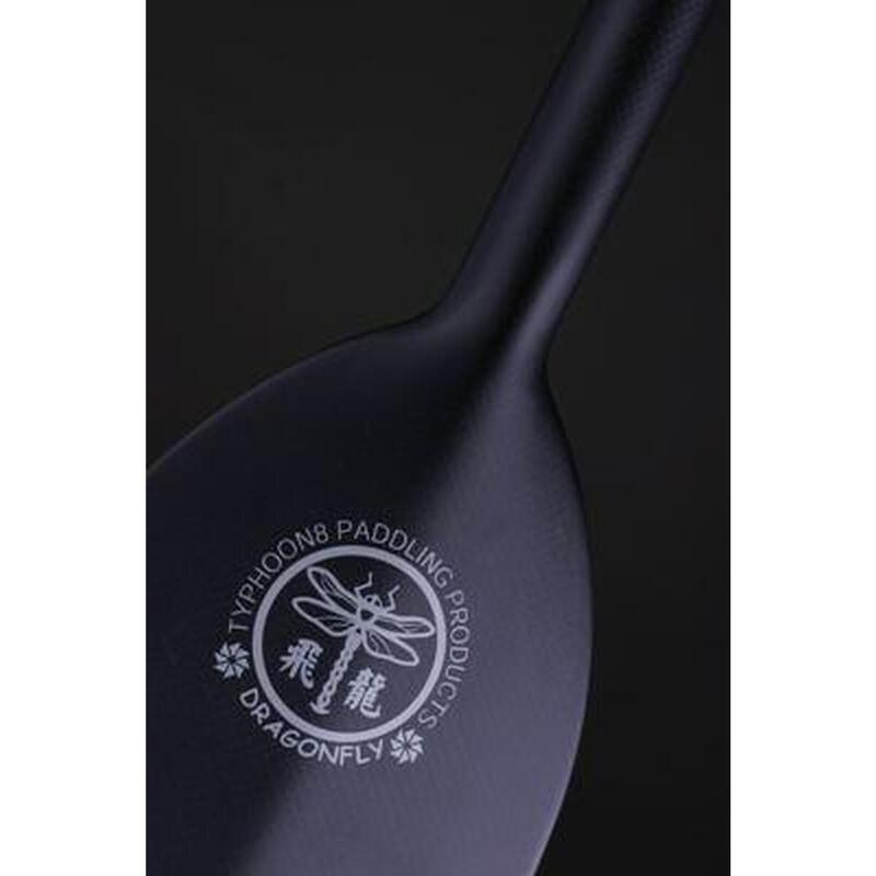 Dragonfly II Carbon fibre dragon boat paddle (D Grip) - Black