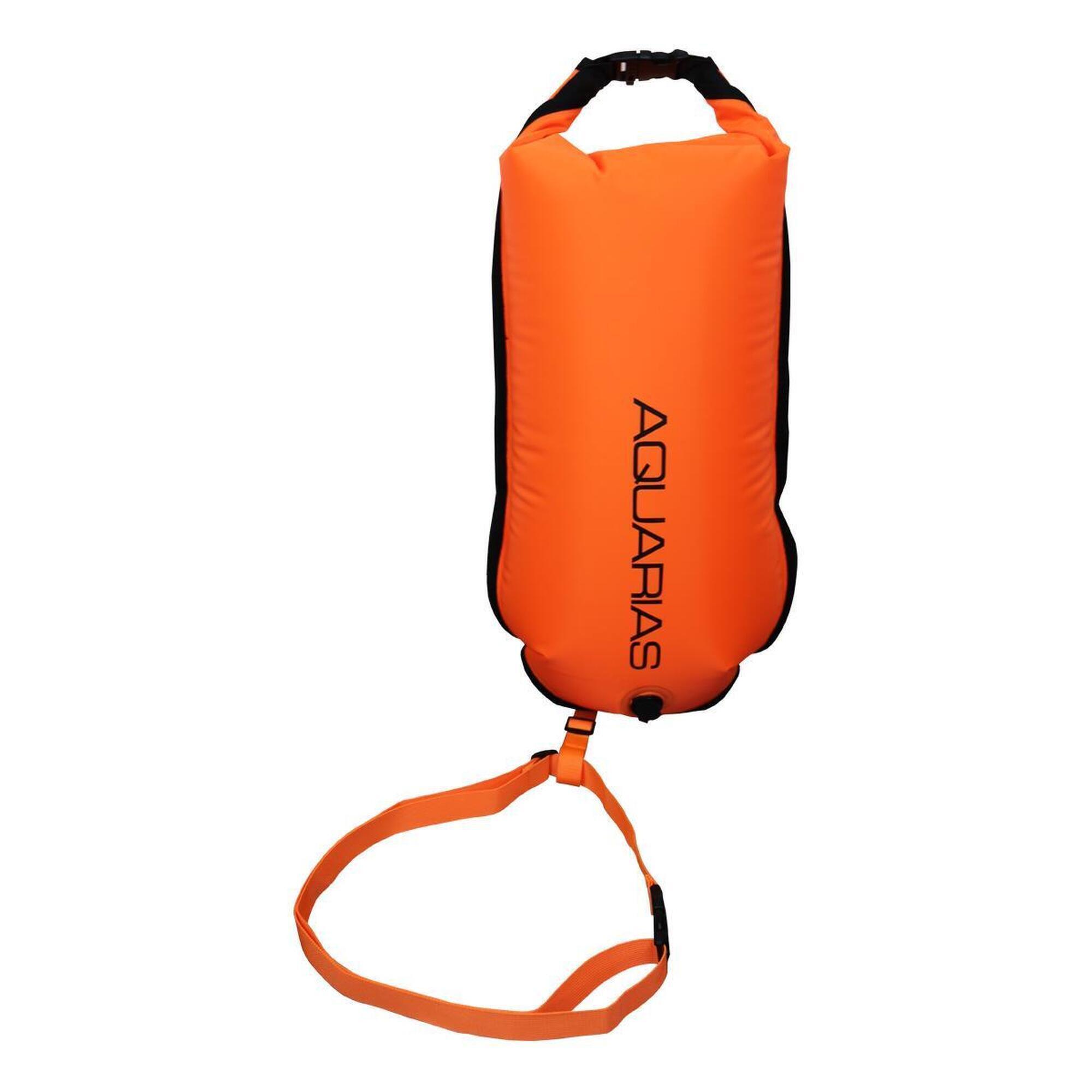 AQUARIUS Plovací vak 35L fluo oranžový