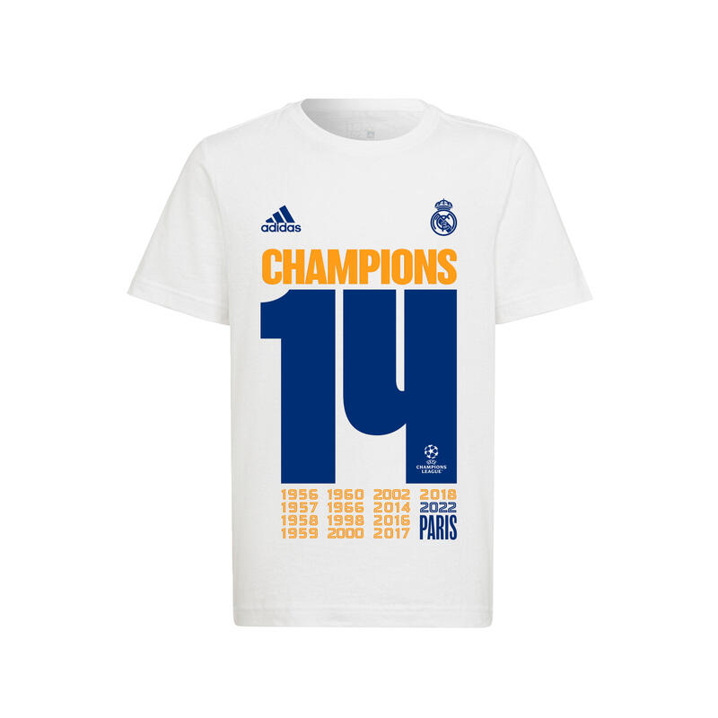 montaje Torpe represa Camiseta Real Madrid UCL Champions 2022 | Decathlon
