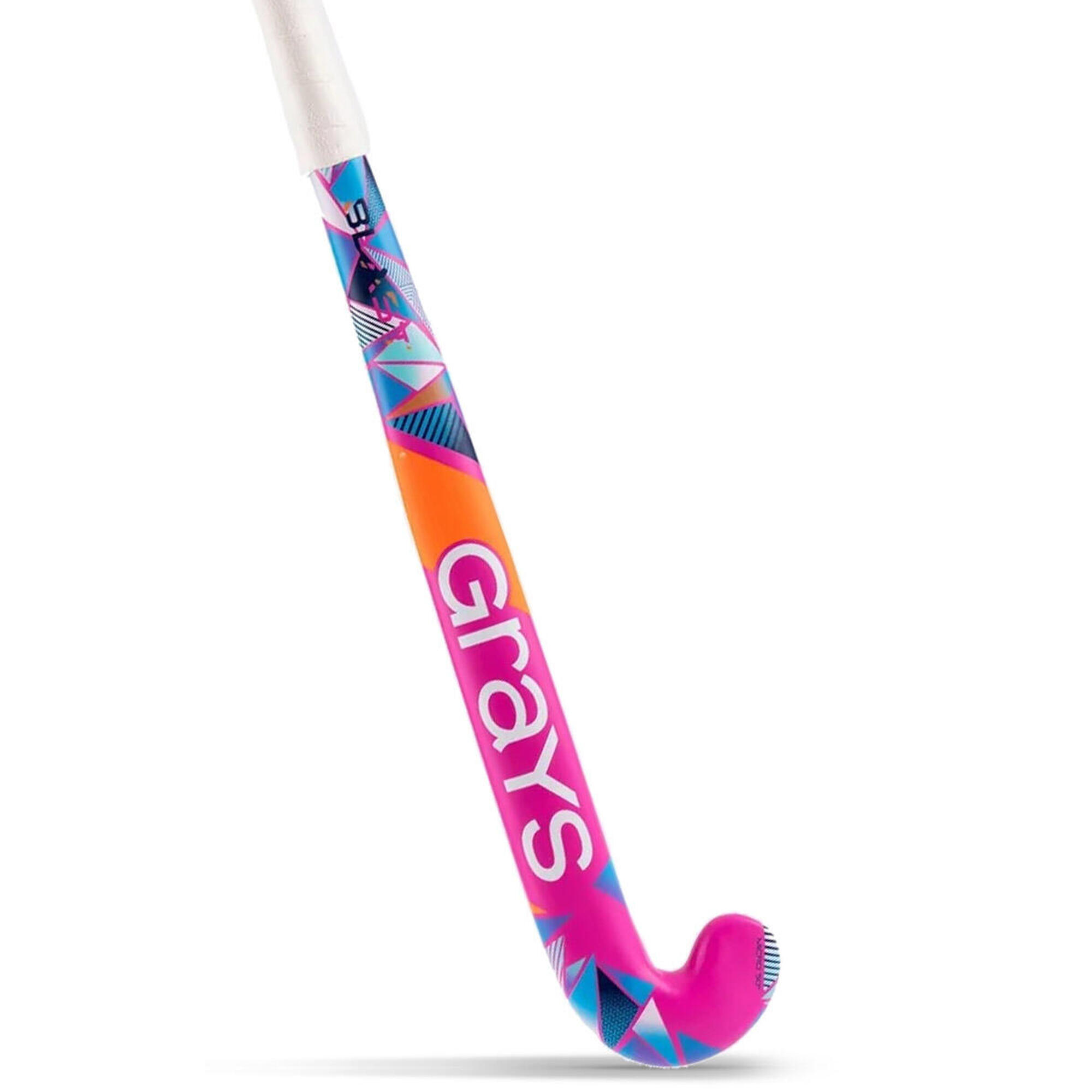 Grays Blast Ultrabow Junior Hockey Stick - Pink 1/5