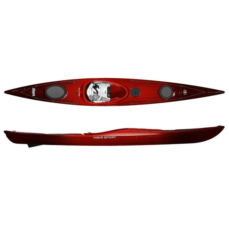Kajak jednoosobowy do pływania sportowy Wave sport Hydra 145 CORE