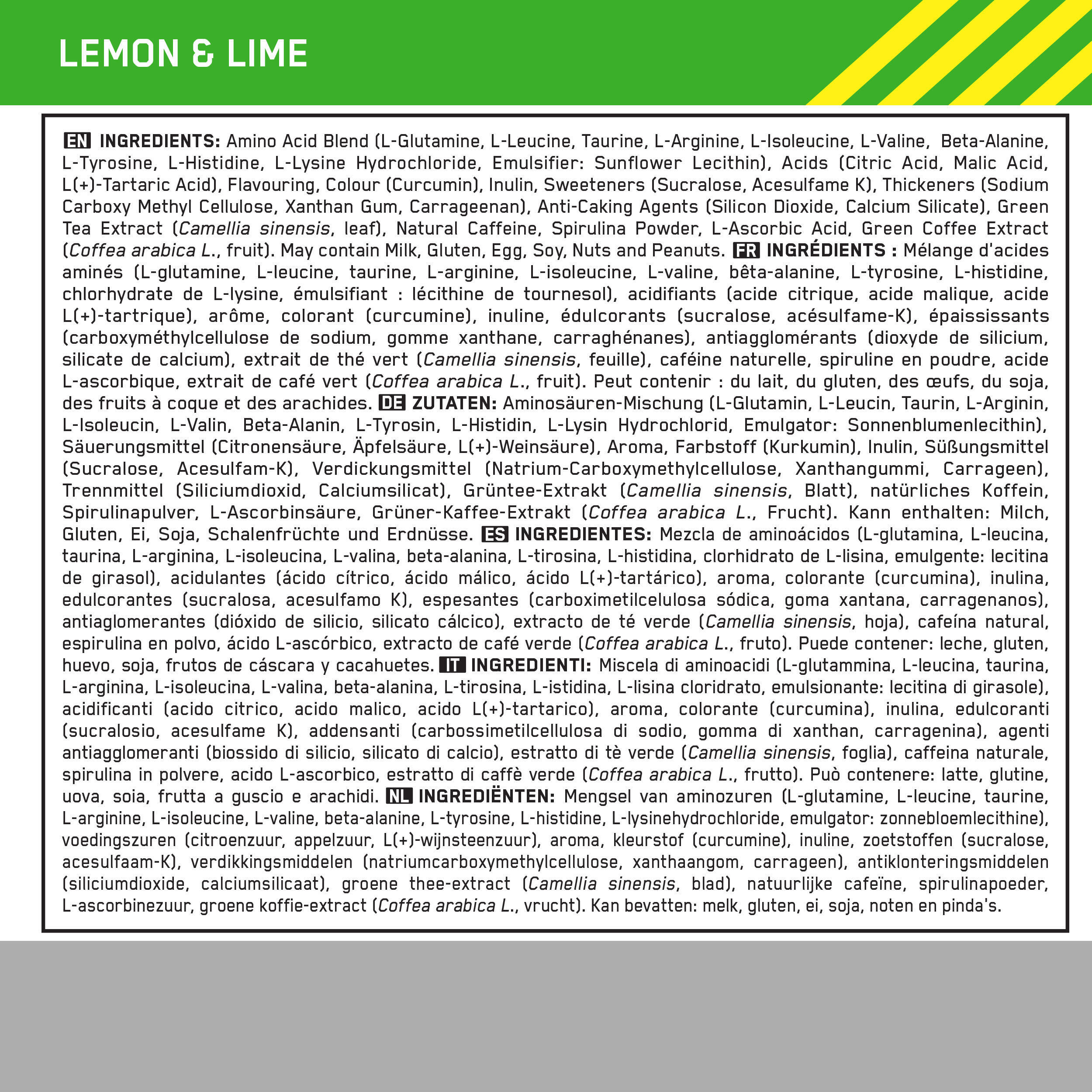 Amino - Amino Energy (270 Gr) - Citroen & Limoen 4/6