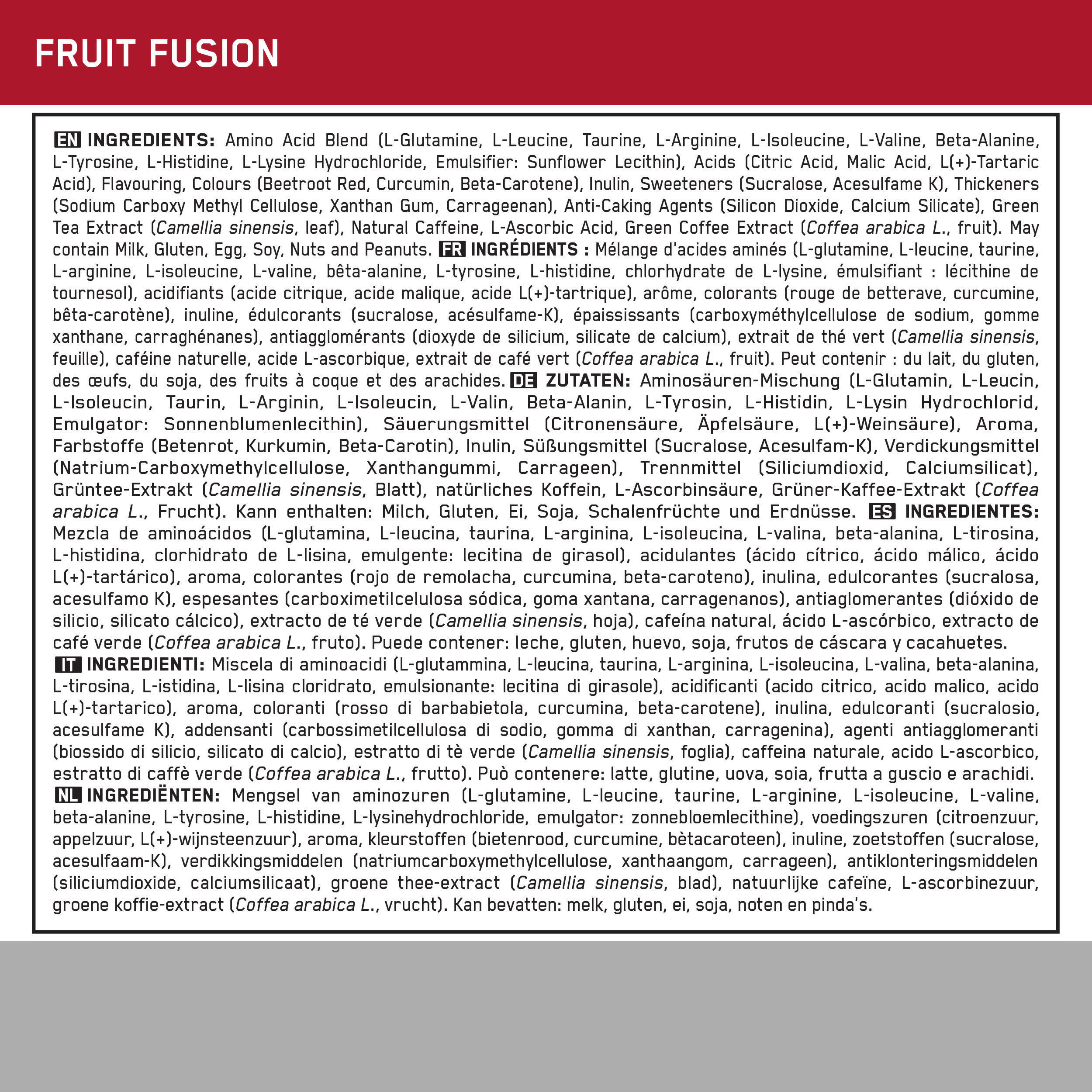 Amino - Amino Energy (270 Gr) - Fruit 4/6