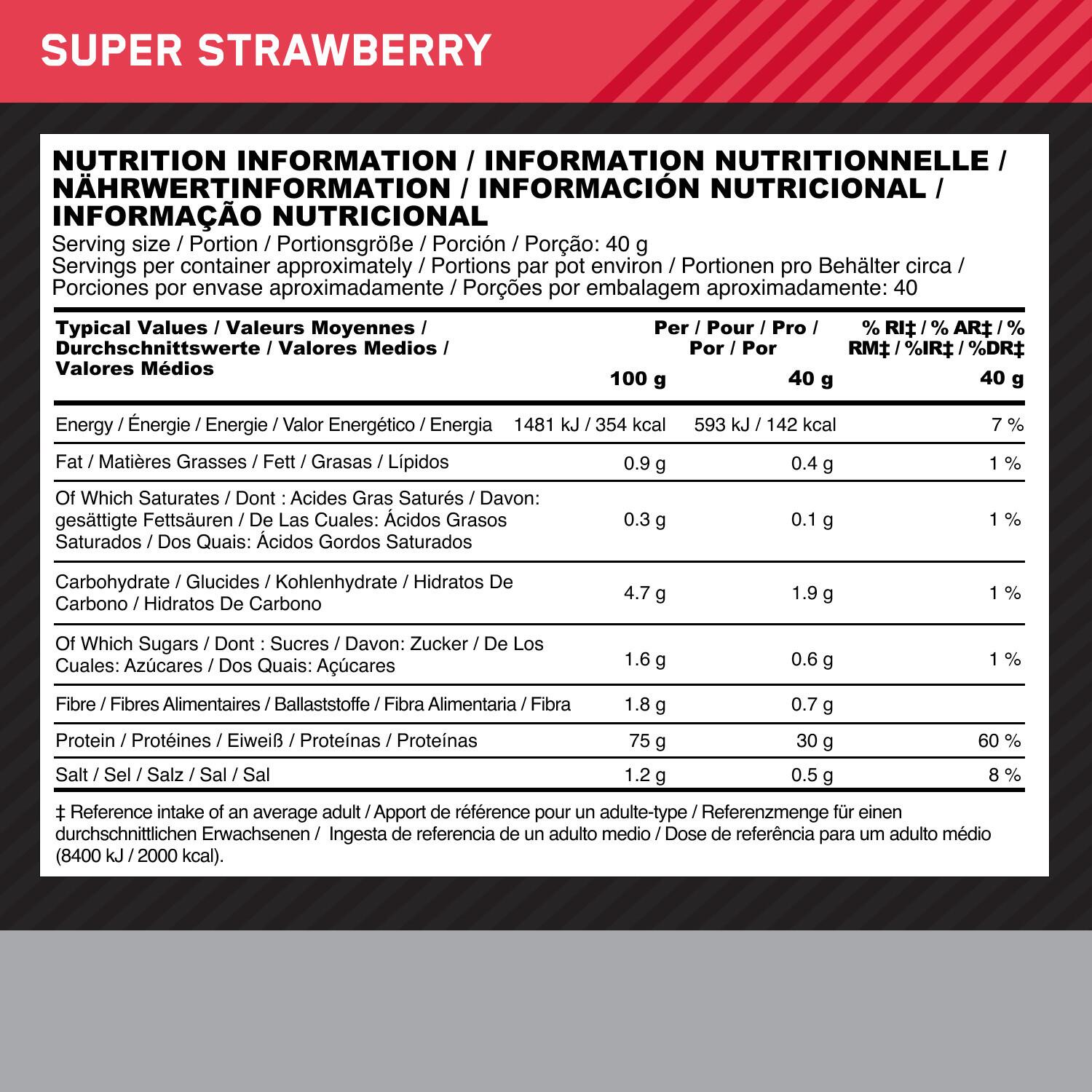 Hydrowhey - Fraise - 39 Portions (1560 gr) 3/7