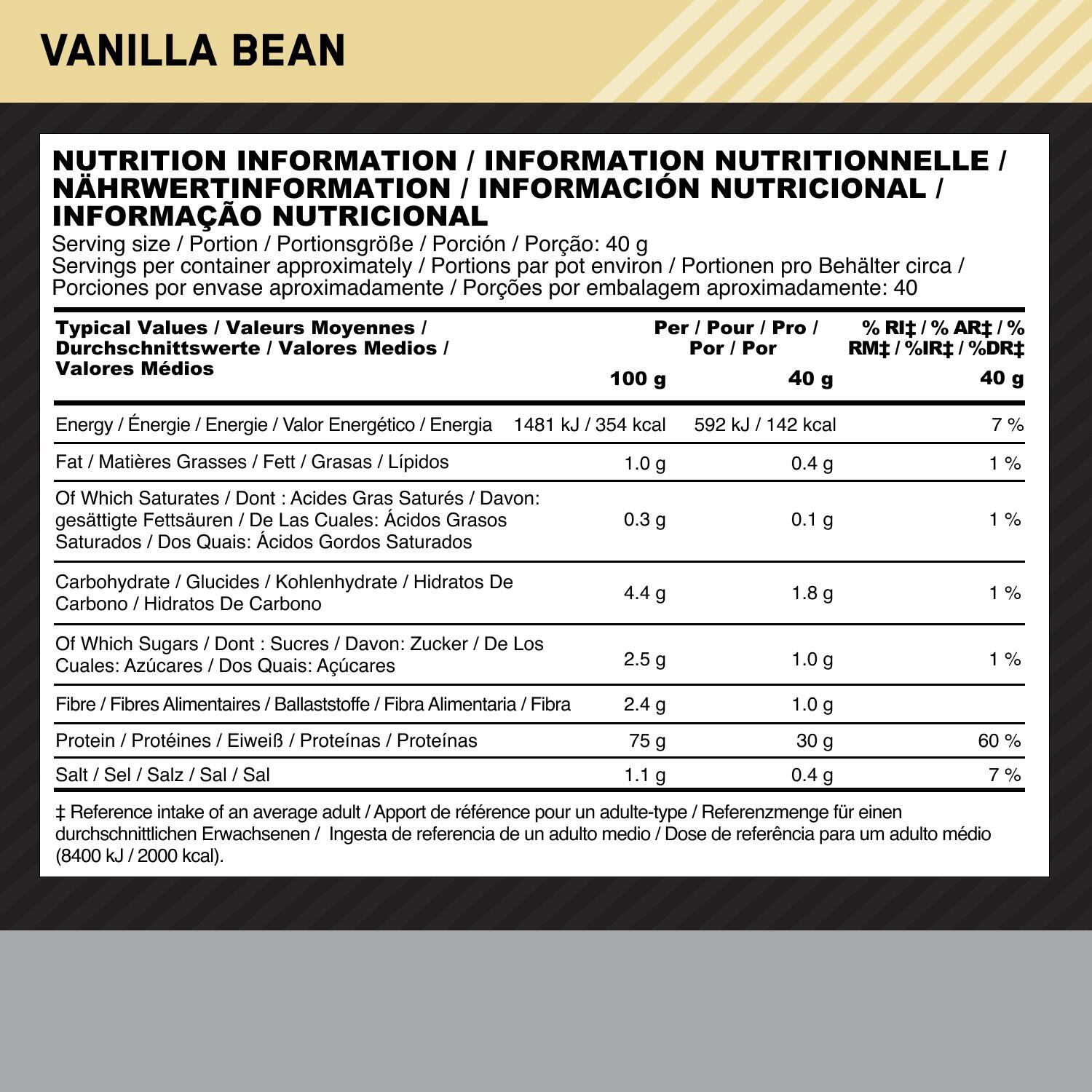 Hydrowhey - Vanille - 39 Portions (1560 gr) 3/6