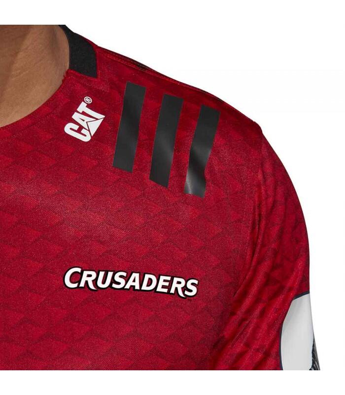 adidas Crusader Adults Home Rugby Shirt ED7949 Red 3/5