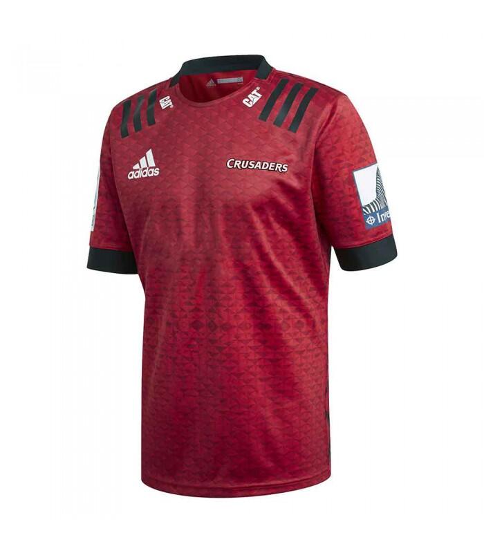 adidas Crusader Adults Home Rugby Shirt ED7949 Red 1/5