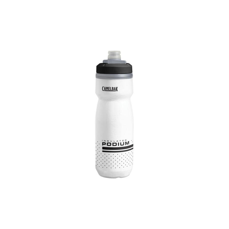 Podium Chill Trinkflasche 620 ml - weiß/schwarz