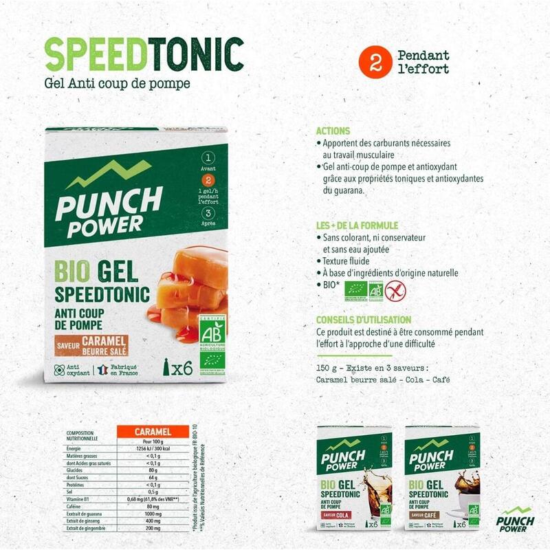 Punch Power Bio Gel SPEEDTONIC - Citron - Lot de 6