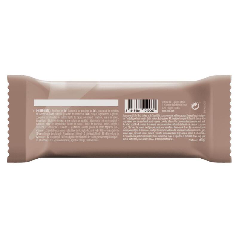 EAFIT La barre protéinée max - Chocolat - Boîte de 16 barres