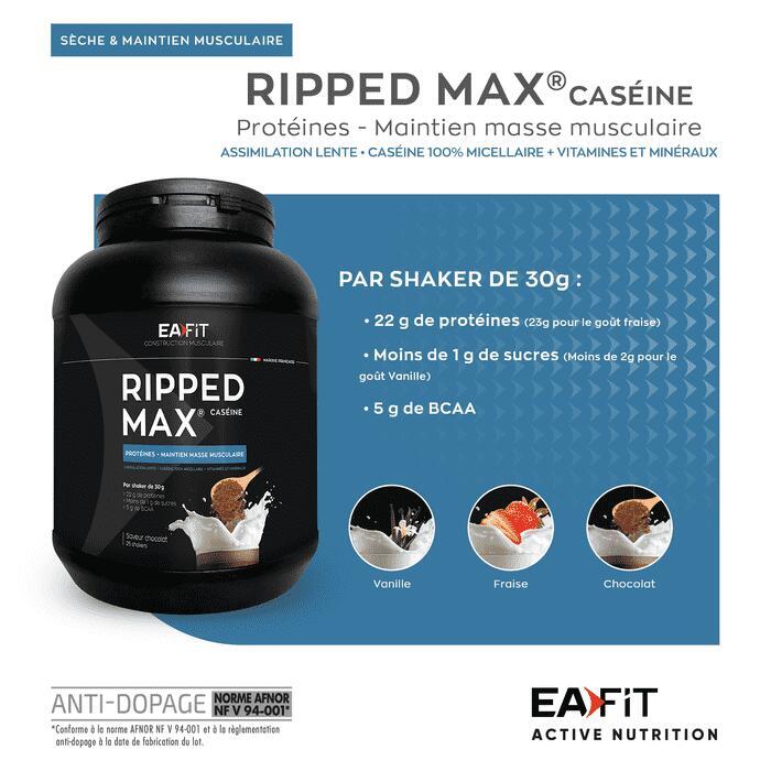 EAFIT Ripped Max Caseine vanille 750g