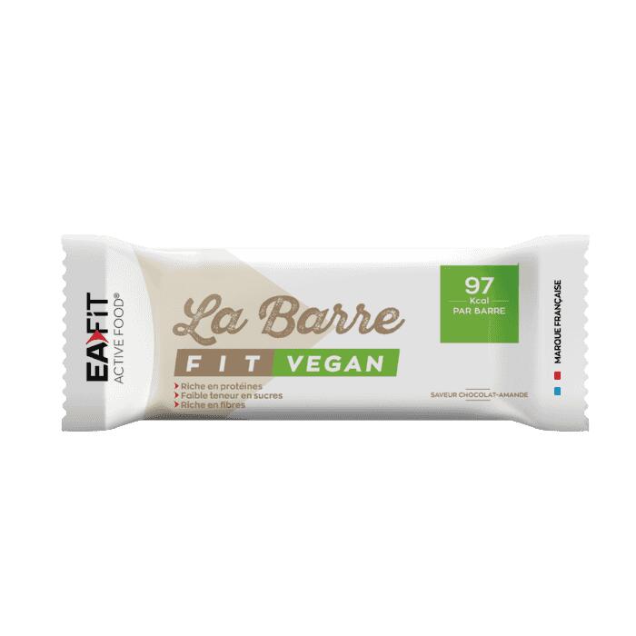 EAFIT La Barre Fit Vegan Chocolat Amande - Boite de 32