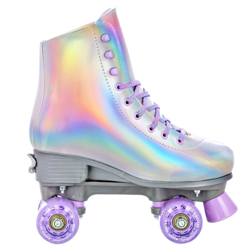 Klassieke retro verstelbare schaatsen Raven Holo