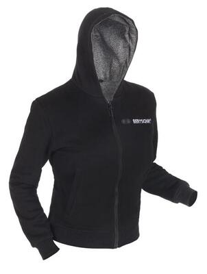 Verwarmde hoodie dual-heating women zwart