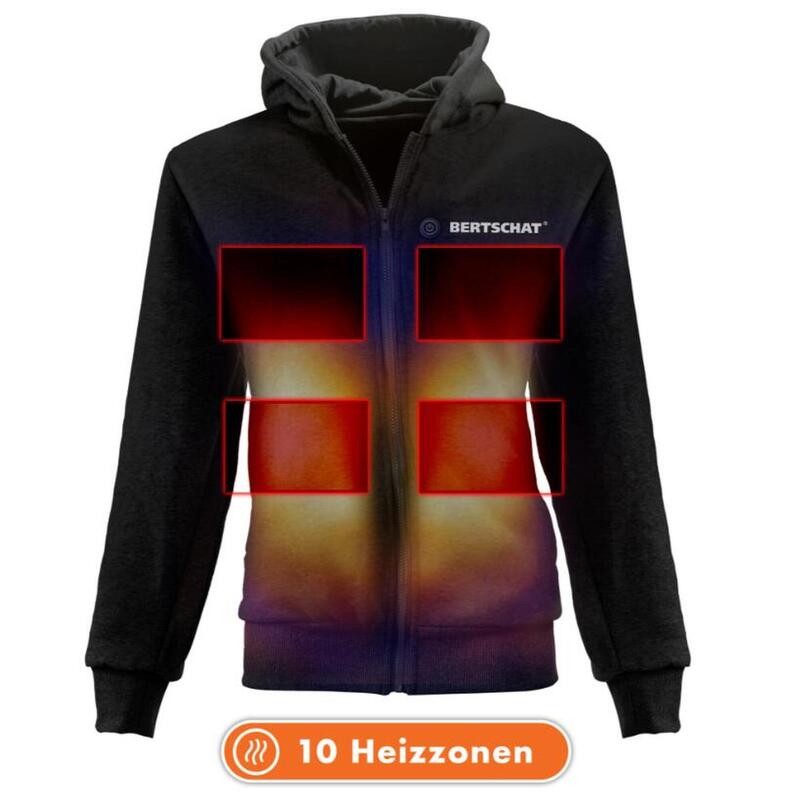 Chaqueta calefactada para señoras negra – Dual Heating